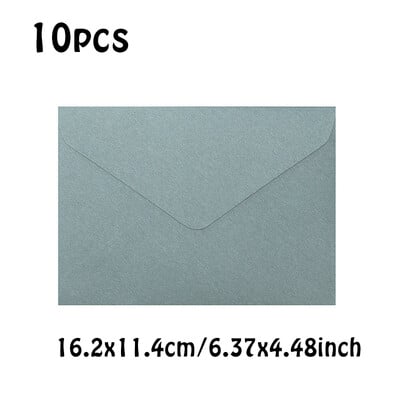 10 vnt/stal. Aukštos kokybės vokai smulkaus verslo reikmenys 16,2x11,4 cm 120 g popieriniai kvietimai atvirukai Laiškai Vestuvių raštinės reikmenys