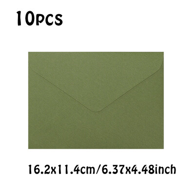 10 vnt/stal. Aukštos kokybės vokai smulkaus verslo reikmenys 16,2x11,4 cm 120 g popieriniai kvietimai atvirukai Laiškai Vestuvių raštinės reikmenys