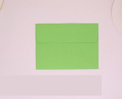 10tk/pakk 13,3x18,4cm punane ümbrik jõukollakas roheline värviline kirjapaberist ümbrikud kingituste fotokottide pakendamiseks