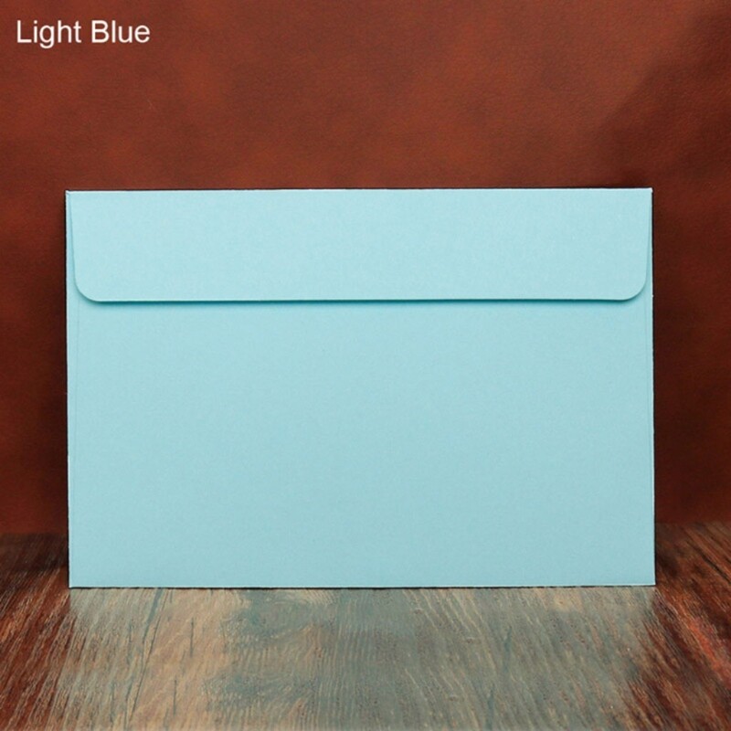 10 listova vintage koverti Set za A6 papire Kuverta za pozivnice za vjenčanje