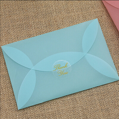 10 buc/lot plicuri colorate de hârtie cu acid sulfuric semi-transparente pentru depozitarea cărților poștale DIY, invitație de nuntă, ambalaj cadou