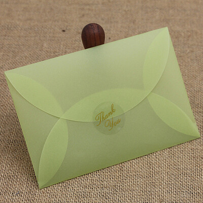 10 buc/lot plicuri colorate de hârtie cu acid sulfuric semi-transparente pentru depozitarea cărților poștale DIY, invitație de nuntă, ambalaj cadou