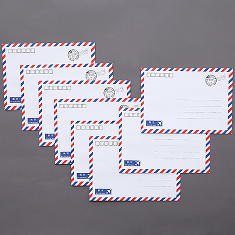 8 buc/set plic din hârtie kraft pentru depozitare carte poștală mare papetărie plic vintage pentru student, școală, birou, cadou 2 culori