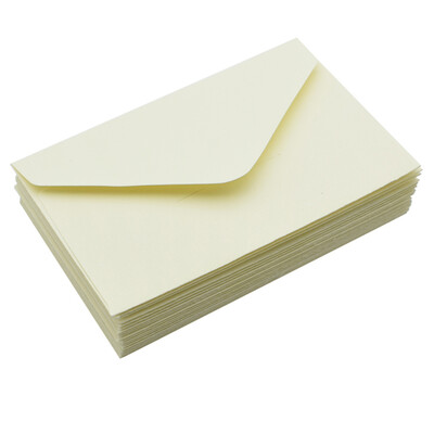 20tk/pakend miniümbrikud tühi paber Väike õnnitluskaart nimekaart tähed hoidik kingitus kaane pulmakutse tarvikud