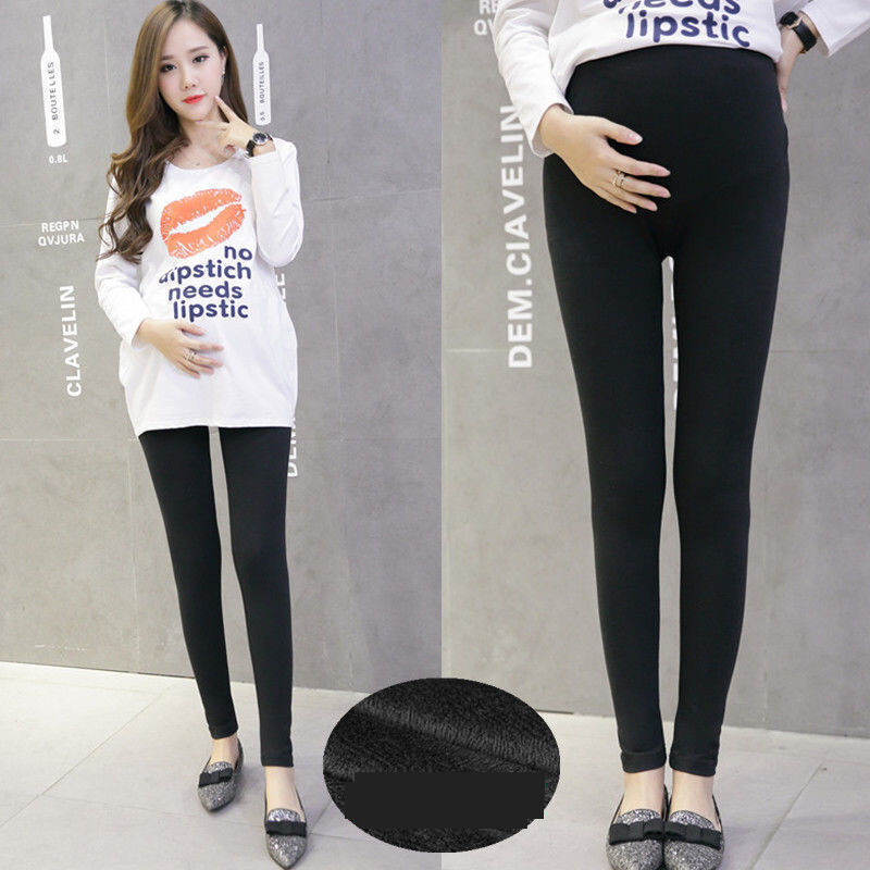 Nėščiųjų kelnės mažoms kojytėms, elastinės pieštukų kelnės pavasario ir rudens viršutiniams drabužiams, universalios pilvo kelnės rudeniui ir žiemai, plonos liekninančios kelnės