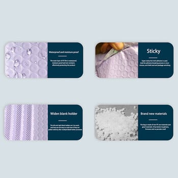 10 τμχ Bubble Mailers Purple Polyester Bubble Mailer Αυτοσφραγισμένοι φάκελοι με επένδυση Τσάντες δώρου Συσκευασία φακέλους Τσάντες για βιβλίο