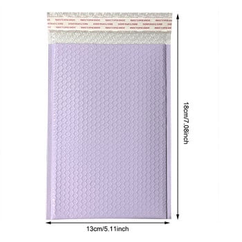 10 τμχ Bubble Mailers Purple Polyester Bubble Mailer Αυτοσφραγισμένοι φάκελοι με επένδυση Τσάντες δώρου Συσκευασία φακέλους Τσάντες για βιβλίο