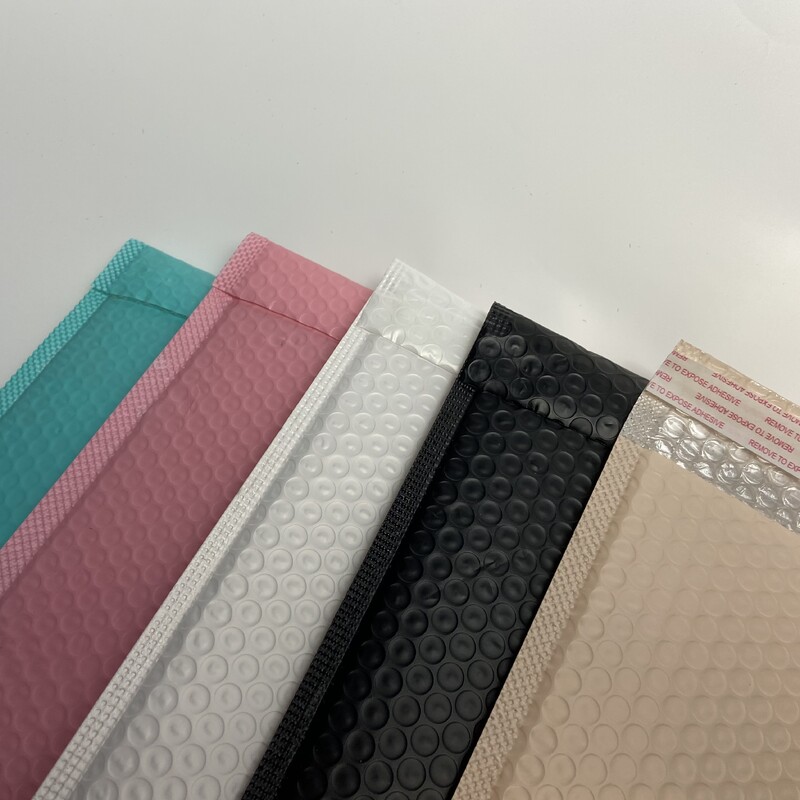 Poștă cu bule colorate 10 buc. Saci de ambalare auto-sigilate Rechizite pentru afaceri mici Plicuri căptușite Plicuri cu bule Saci de corespondență