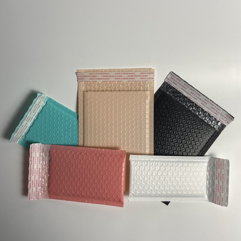 Poștă cu bule colorate 10 buc. Saci de ambalare auto-sigilate Rechizite pentru afaceri mici Plicuri căptușite Plicuri cu bule Saci de corespondență