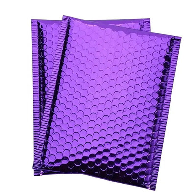 10 τμχ Bubble Mailer Poly Padded Mailing Packaging Padding Self Seal Bag Pink Shipping for Gift Entelops Purple φάκελοι