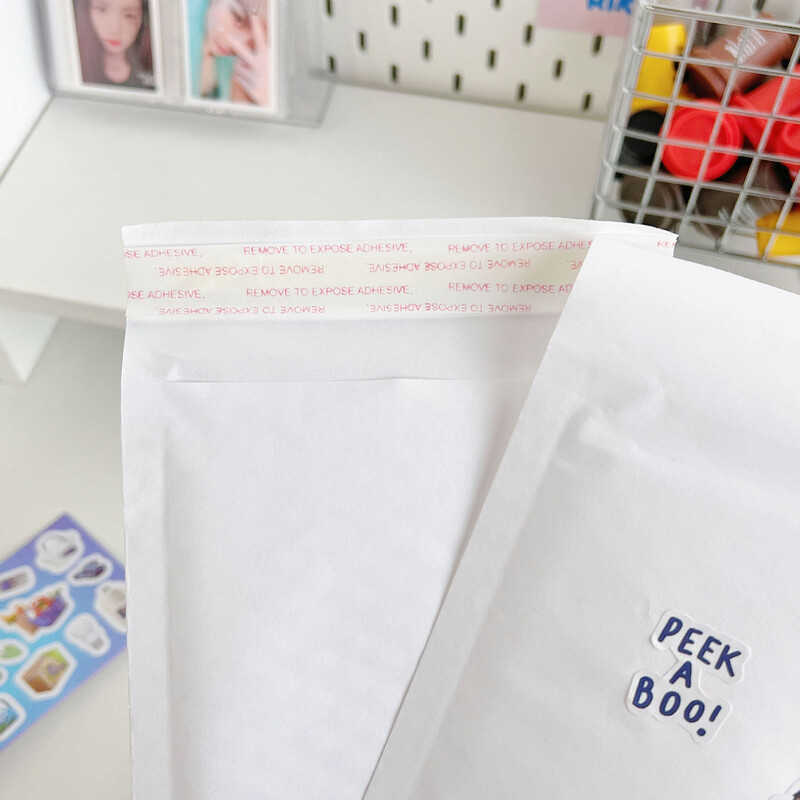 10kom bijelih omotnica s mjehurićima, omotnica s mjehurićima od kraft papira, otporna na udarce, samozatvarajuća ispunjena omotnica, poklon vrećica, paketi za dostavu