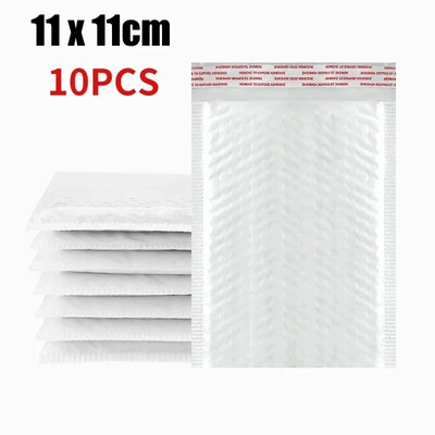 10-20 buc. Plicuri cu bule Saci de expediere din spumă albă Poly Bubble Mailers Pad Saci de ambalare cu auto-sigilare pentru reviste 11cm 15cm 23cm