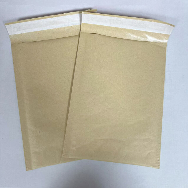 10 бр. Пликове с мехурчета от крафт хартия Подплатени пощенски пликове Плик за доставка Самозапечатваща се опаковъчна чанта за доставка Куриерски чанти за съхранение