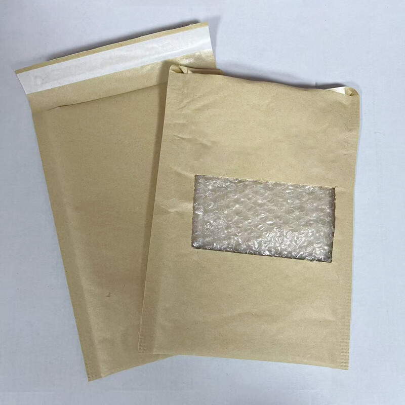 10 бр. Пликове с мехурчета от крафт хартия Подплатени пощенски пликове Плик за доставка Самозапечатваща се опаковъчна чанта за доставка Куриерски чанти за съхранение