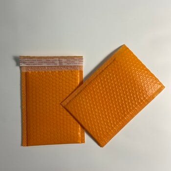 Orange Bubble Mailers 10 Pack 18x23cm Αυτοσφραγισμένη τσάντα αποστολής Γεμισμένοι φάκελοι Bubble Polymailers Συσκευασία αλληλογραφίας για επιχειρήσεις