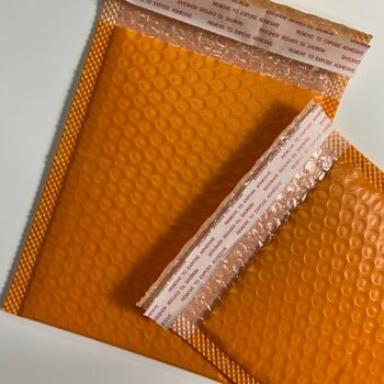 Orange Bubble Mailers 10 Pack 18x23cm Αυτοσφραγισμένη τσάντα αποστολής Γεμισμένοι φάκελοι Bubble Polymailers Συσκευασία αλληλογραφίας για επιχειρήσεις