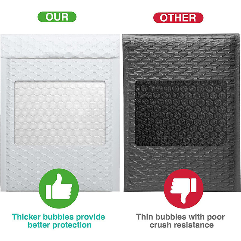 20 vnt burbuliniai vokai, rožiniai polietileniniai burbuliniai laiškai