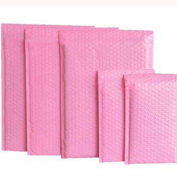 20 τμχ Bubble Mailers Pink Poly Bubble Mailer Self-seal με επένδυση φακέλους