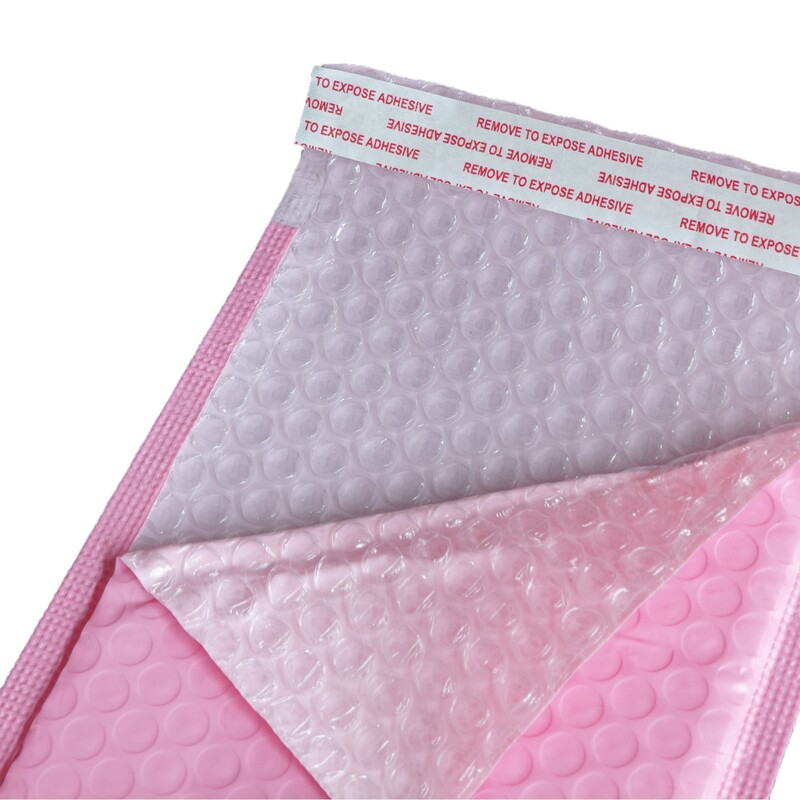 20 τμχ Bubble Mailers Pink Poly Bubble Mailer Self-seal με επένδυση φακέλους