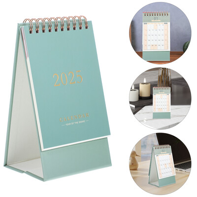 Stolni kalendar za 2025. Osjetljivi, akademski, za svakodnevnu upotrebu, mjesec, ukrasni, stojeći, stolni, prijenosni za kućanstvo