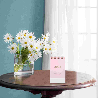 Stolni kalendar za 2025. Osjetljivi, akademski, za svakodnevnu upotrebu, mjesec, ukrasni, stojeći, stolni, prijenosni za kućanstvo