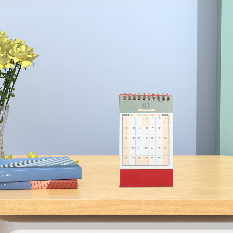 Stolni kalendar za 2025. Osjetljivi, akademski, za svakodnevnu upotrebu, mjesec, ukrasni, stojeći, stolni, prijenosni za kućanstvo