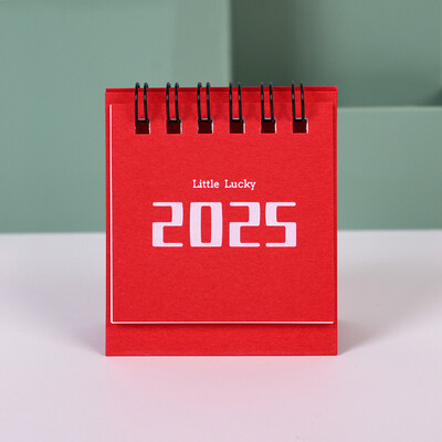 Crno-bijeli 2024. 2025. Stolni kalendar Kawaii Coil Kalendar Popis zadataka Mjesečni dnevni planer Dnevni red Organizator Slatki uredski pribor