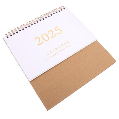 Radio 2025 Calendar de birou Ceas digital Rechizite pentru casă Tablă albă Decorativă Luna Mare