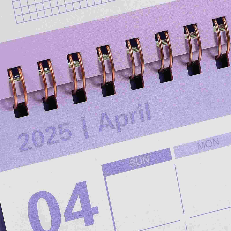 Radio 2025 Calendar de birou Ceas digital Rechizite pentru casă Tablă albă Decorativă Luna Mare