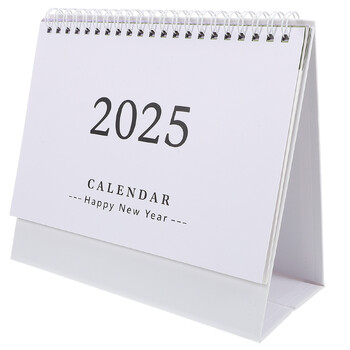 24 25 Desk Calendar Μηνιαίο 2025 Mini Standing Decoration Desktop Planner