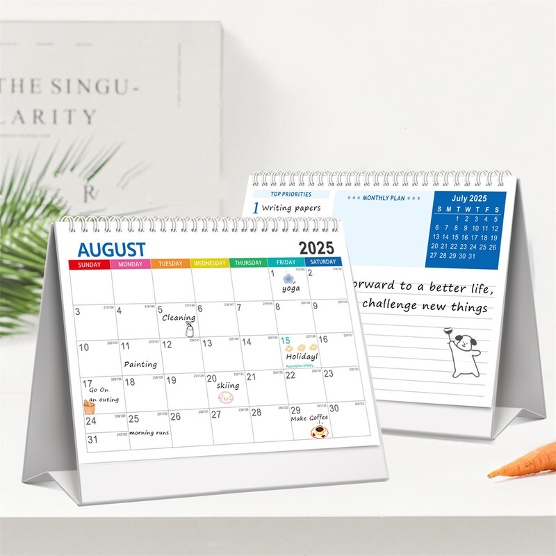 Baduglobal.ro Calendar 20252026 Calendar de perete Bloc mare 18 luni