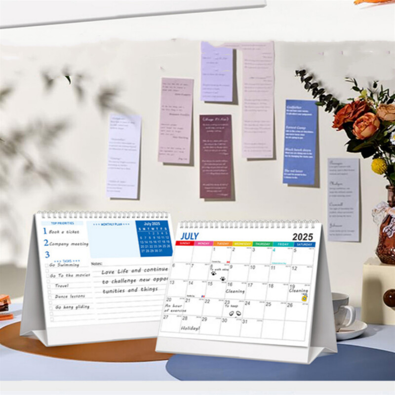 Календар за 2025-2026 г. Стенен календар с голям блок 18 месеца Календар за 2025 г. Годишен годишен плановик с дати и бележки януари 2025 г. - юни 2026 г.