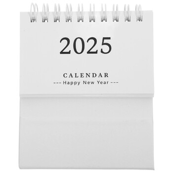 Calendar 2025 Desk Note Perpetual Daily Use Standing Supplies Office White Small Monthly Child