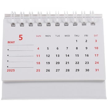 Calendar 2025 Desk Note Perpetual Daily Use Standing Supplies Office White Small Monthly Child