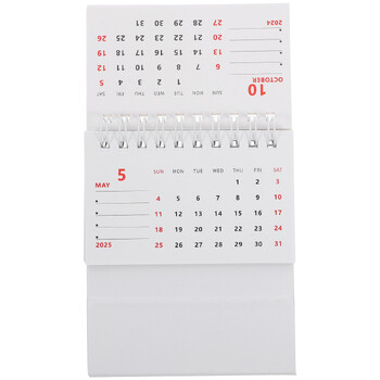 Calendar 2025 Desk Note Perpetual Daily Use Standing Supplies Office White Small Monthly Child