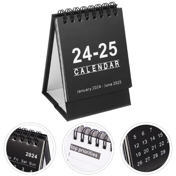 2024 Mini Desk Calendar Home Small Office 2025 Creative Decor Στολίδι Ημερολόγια Memorandum Delicate