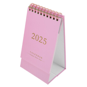 Monthly Wall Planner 2025 Desk Calendar White Board Flip for Classroom Refrigerator Pink Paper Office