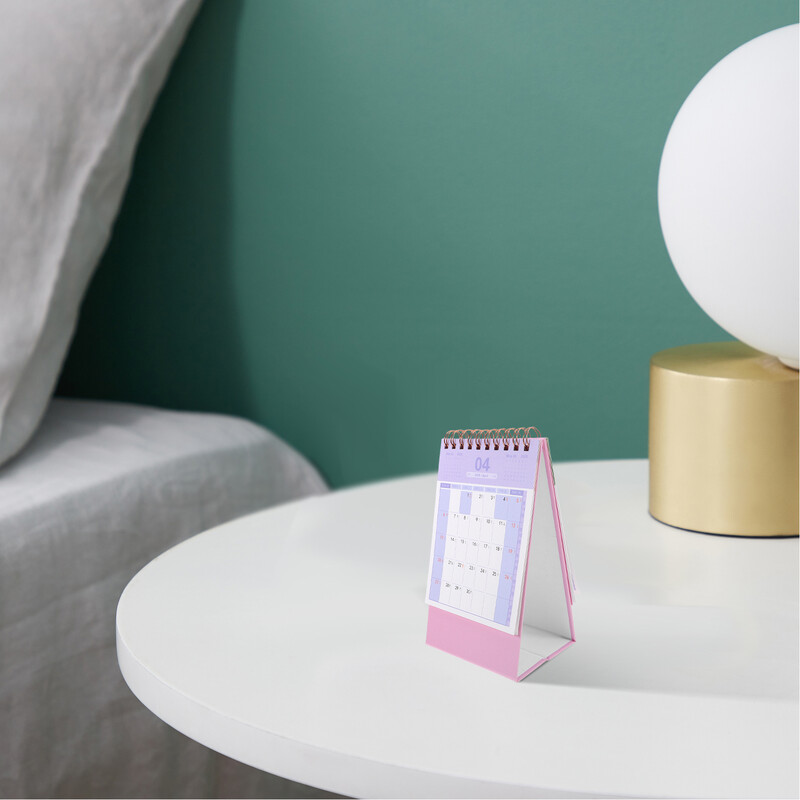 Planificator lunar de perete 2025, calendar de birou, tablă albă, flip pentru sala de clasă, frigider, hârtie roz, birou