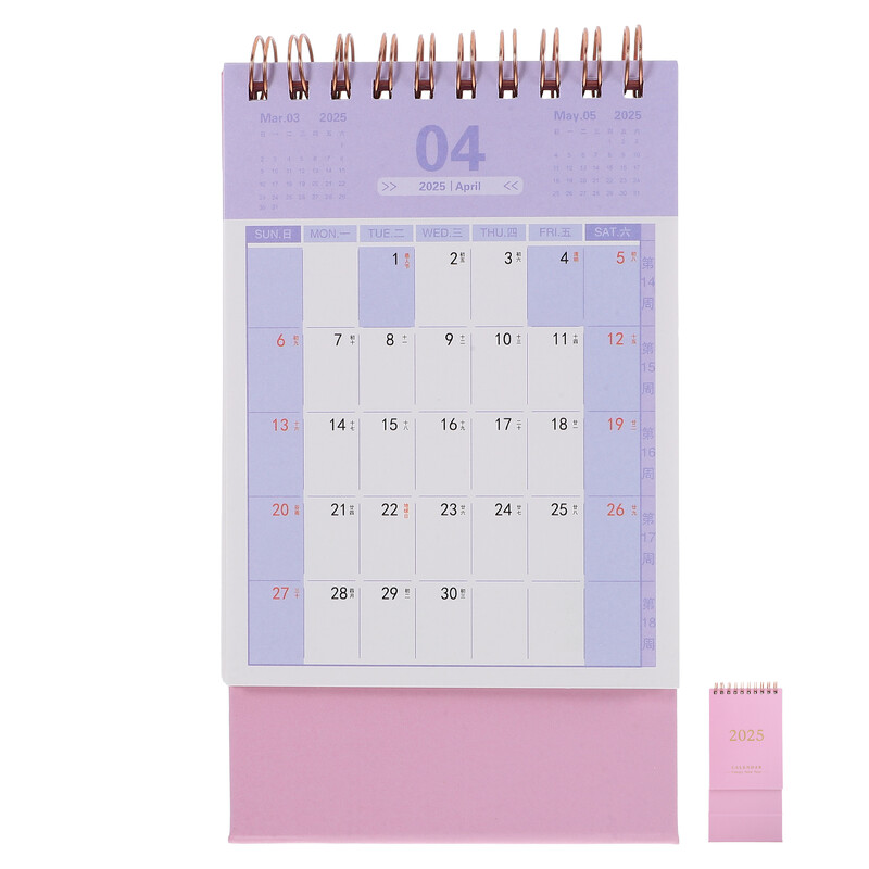 Planificator lunar de perete 2025, calendar de birou, tablă albă, flip pentru sala de clasă, frigider, hârtie roz, birou