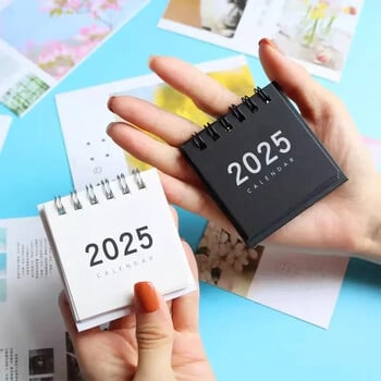 2025 Desk Calendar Mini Solid To Do List Ημερολόγιο Βιβλία Kawaii Καθημερινή Μηνιαία Ετήσια Planner Time Manegement Διακοσμήσεις γραφείου