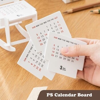 Creative Wooden Horse Desk Calendar 2025 Year Funny Assembled DIY Επιτραπέζιο Ημερολόγιο Δώρα στολίδι επιτραπέζιου γραφείου σπιτιού