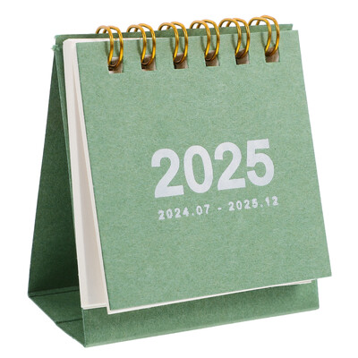 2025. aasta lauakalender kontori väike püstine lauakalendrid lastele triikraud, kaasaskantav kuukaunistus