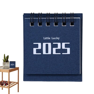 Stojeći kalendar Stolni kalendar 2025 Mali stolni ukras Memo Pad Kalendar Stojeći kalendar za kućnu školu