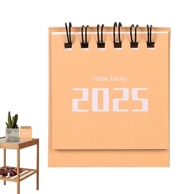 Stojeći kalendar Stolni kalendar 2025 Mali stolni ukras Memo Pad Kalendar Stojeći kalendar za kućnu školu