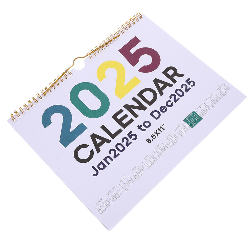 Календар за 2025 г. Офис консумативи за жени Стенно планиране Ежедневни календари Прост аксесоар за дома