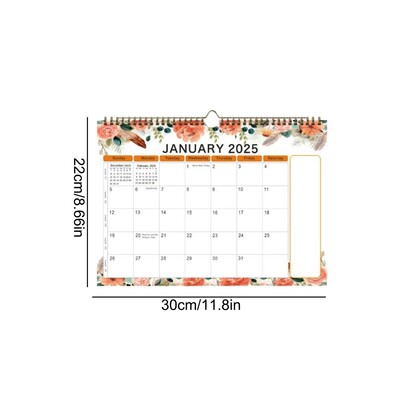 2025. aasta seinakalender 12 kuu kalender Esteetiline kodu seinakaunistuse kunsti kalender kodu ja kooli jaoks Korraldamine ja planeerimine