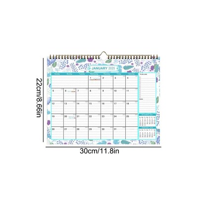 2025. aasta seinakalender 12 kuu kalender Esteetiline kodu seinakaunistuse kunsti kalender kodu ja kooli jaoks Korraldamine ja planeerimine