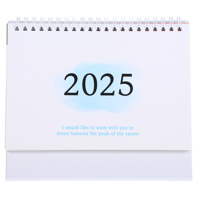 2025 m. stalinis kalendorius Biuro reikmenys Priedai, stovintys buitinis mėnesinis stalviršis Dekoratyvinis kritimas virtuvės sieniniams laikrodžiams