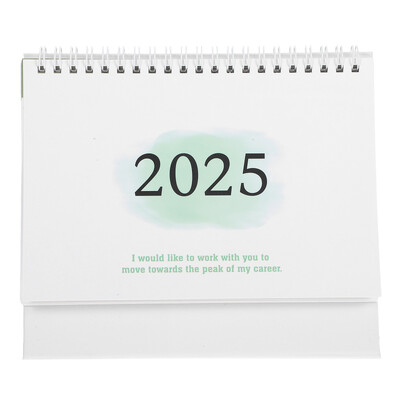 2025 m. stalinis kalendorius Biuro reikmenys Priedai, stovintys buitinis mėnesinis stalviršis Dekoratyvinis kritimas virtuvės sieniniams laikrodžiams