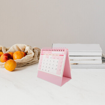 2025 Desk Calendar 2024 Schedule Planner Countertop Planners Desktop Pink Paper